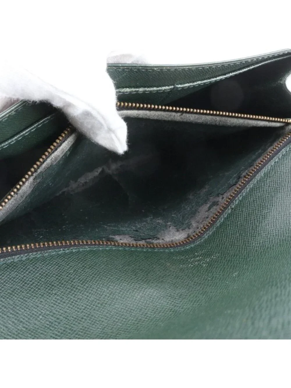 Louis Vuitton Taiga Pochette Clado Leather Clutch Pouch Business